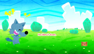 ３びきのこぶた　スマイルゼミ　英語プレミアム